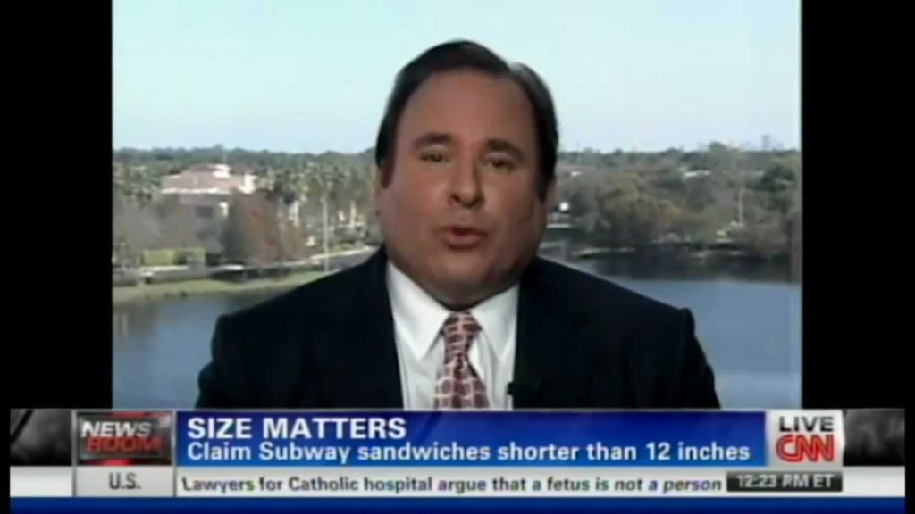 Customers Sue Subway Over Foot Long Claims - Richard B. Herman ...